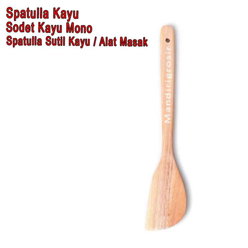 Sodet Kayu Mono * Spatulla Kayu * Spatulla Sutil Kayu * Alat Masak