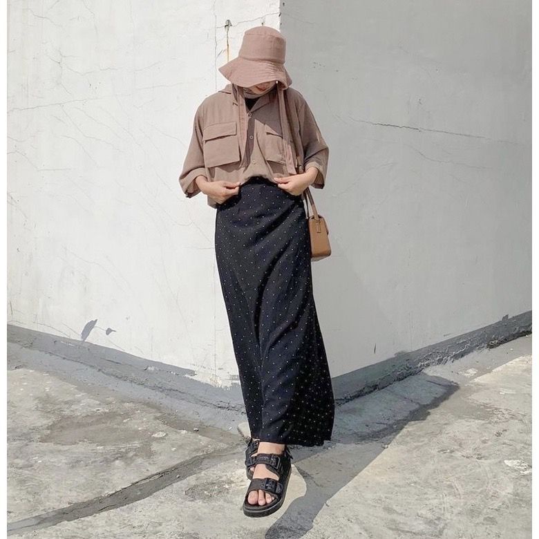 BEFAST - ZEC OOTD Rok LAILA / Gamar A Line SHAKILA Skirt / Pakaian Rok Wanita / Rok Maxy / Fashion Wanita Hijab / Rok Motif / OOTD Remaja Wanita ABG Kekinian / Keluaran Terbaru 2022 / Terlaris