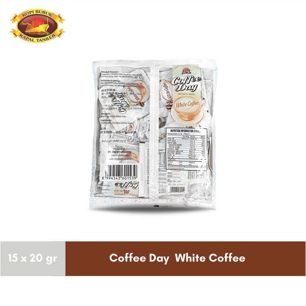 Coffee Day White Coffee Instant - 15 X 20 Gr