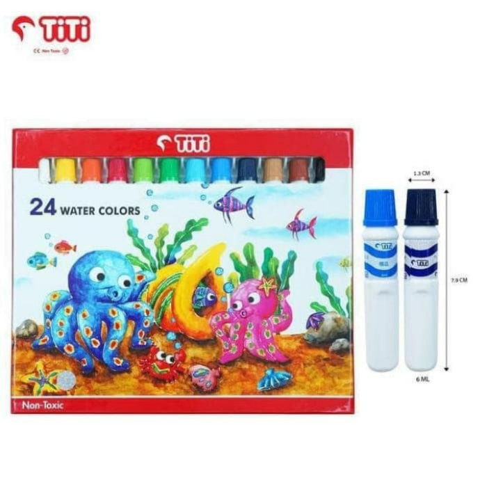 

Dijual Cat air Titi water colour 24 warna/Water color