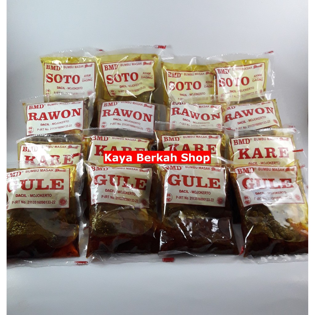 

promo paket 1 kg bumbu masak soto rawon kare gule dari bumbu masak instan dacil terlaris terenak