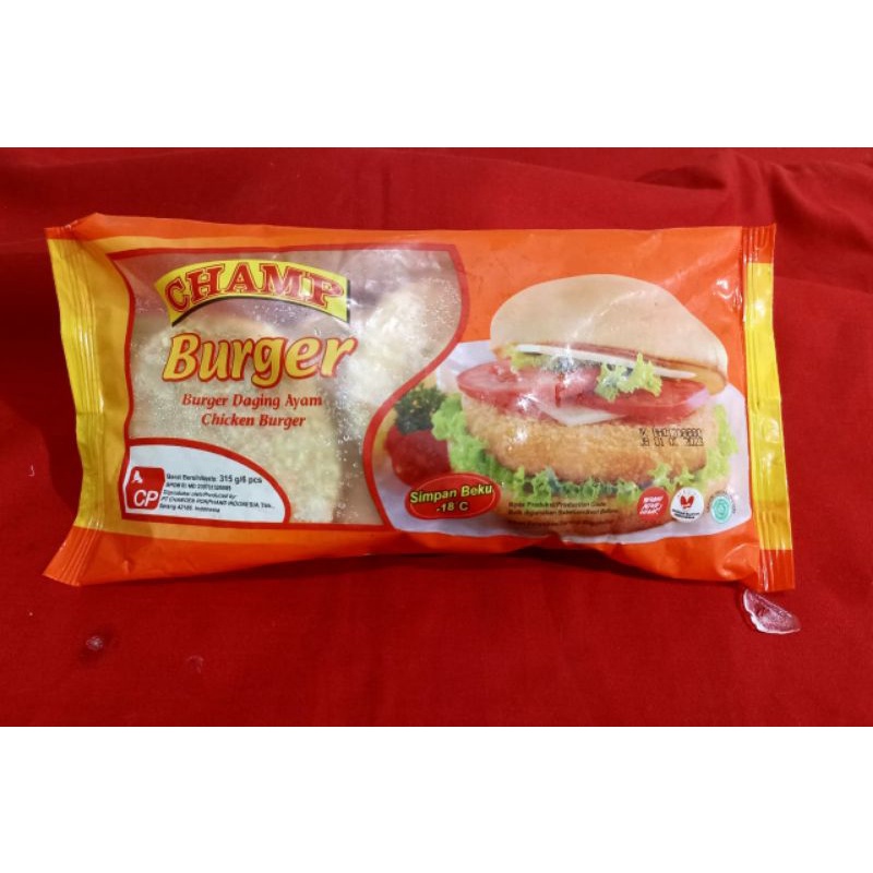 

Burger ayam champ