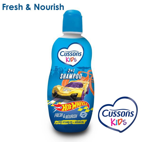 Shampo Anak Hot Wheels Naura CUSSONS KIDS 2IN1 SHAMPOO Anak Dengan Sampo Wangi Segar 100 ml  200 ml