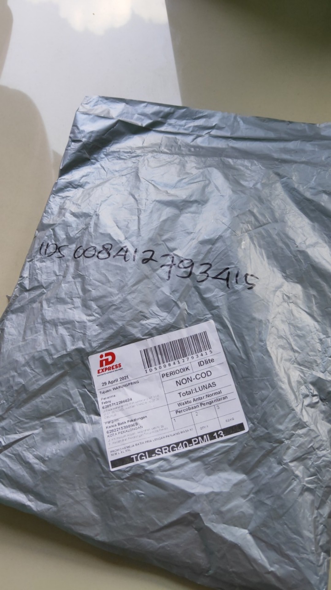 Promo Kemeja Batik Pria Lengan Panjang Masa Kini M L Xl Xxl