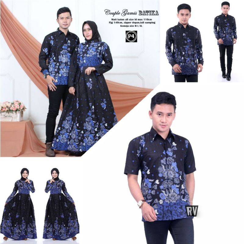 coupel gamis (all size)dan kemeja batik m l xl xxl terlaris