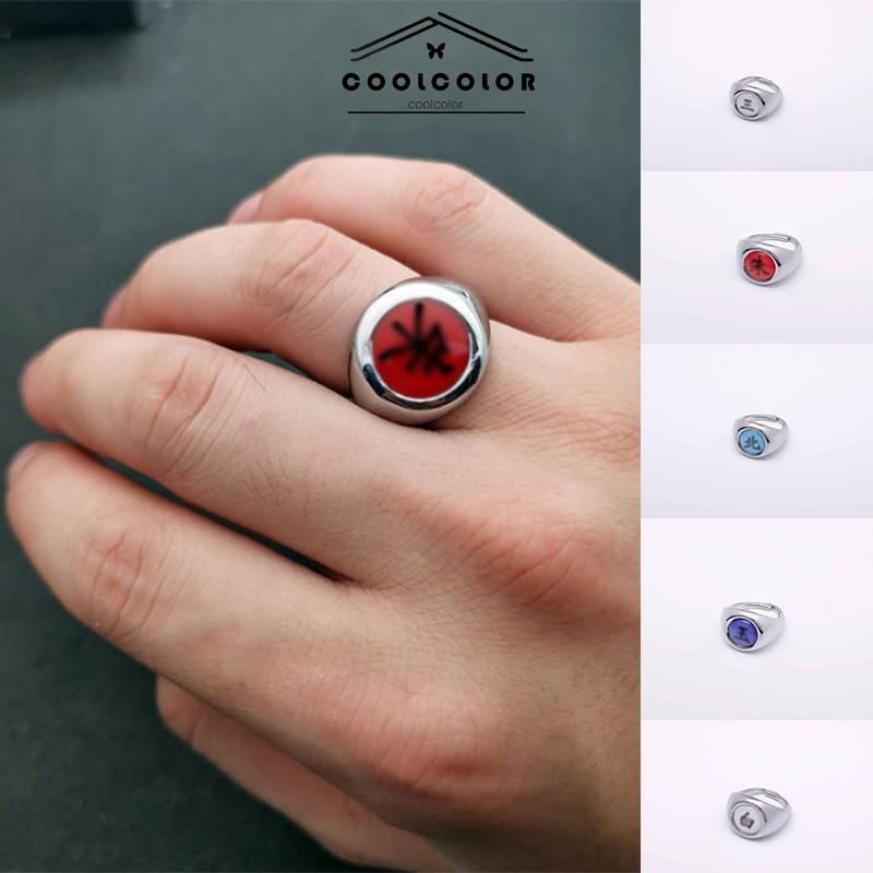 COD✨Cincin Cosplay Anime Akatsuki Itachi Pain Orochimaru Untuk Korea Fashion Impor Murah Pria Wanita