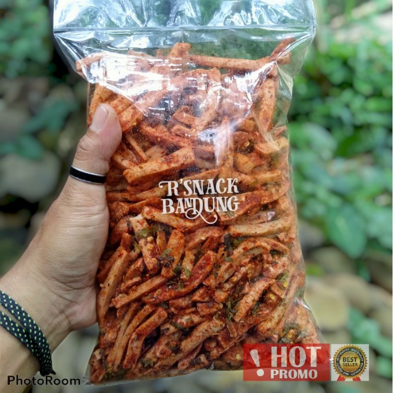 Basreng pedas bumbu basah daun jeruk baso goreng sultan bandung 250gr.-1