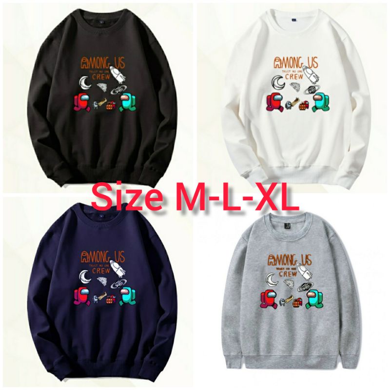 COD/DS1/BAJU SWEATSHIRT AMONG US( M-L-XL )