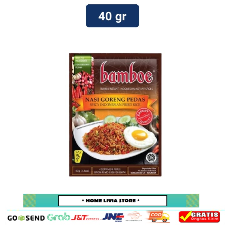 

Bamboe Bumbu Nasi Goreng Pedas 40 g