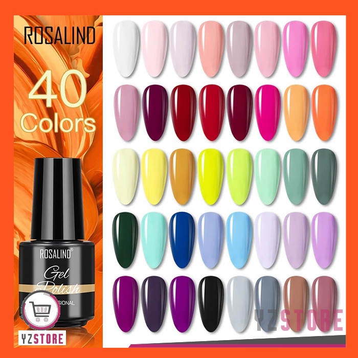 Kutek Gel Nail Art Polish UV LED ROSALIND New Series 01-20 YZ120