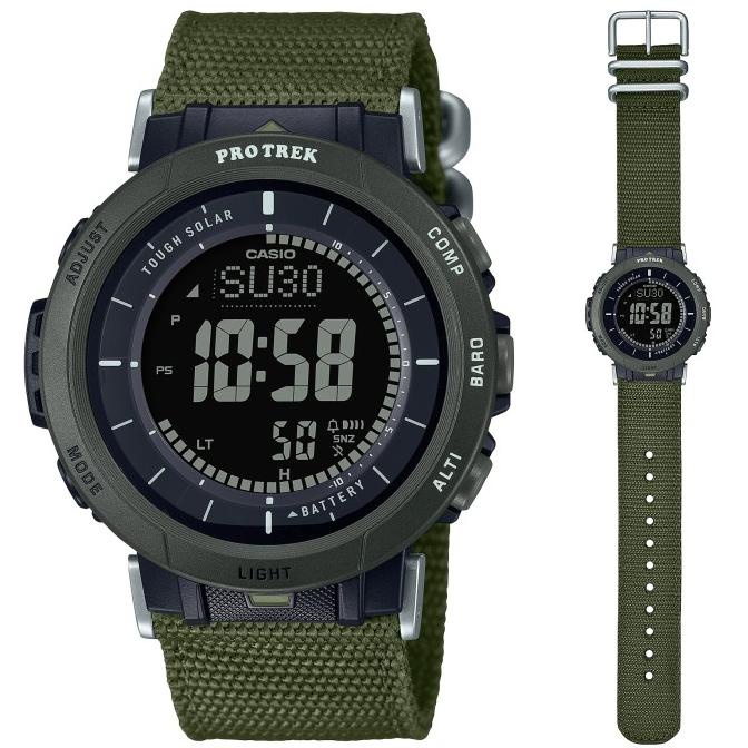 Casio Protrek PRG-30B-3DR Jam Tangan Outdoor Digital Hijau PRG-30B-3 Termurah