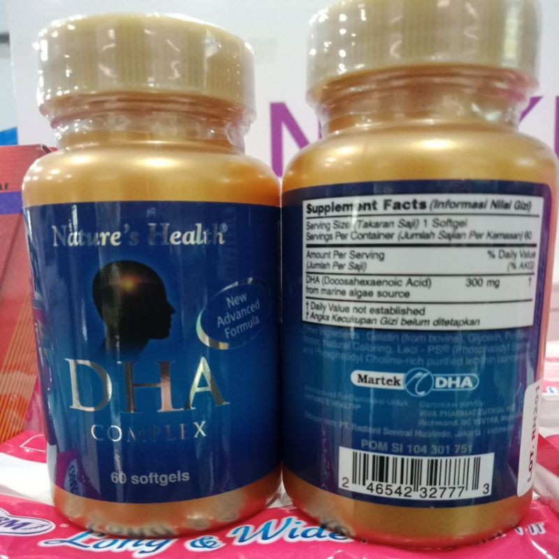 nature's health DHA complex