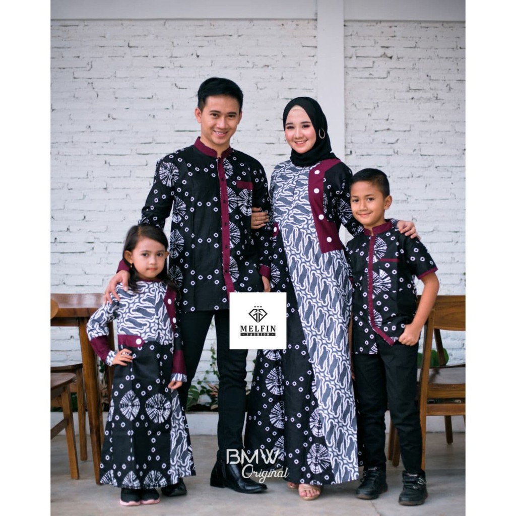 Baju Batik terlengkap Couple Keluarga good Gamis Batik, Kemeja , Hem , Baju anak Motif sabiya 2021