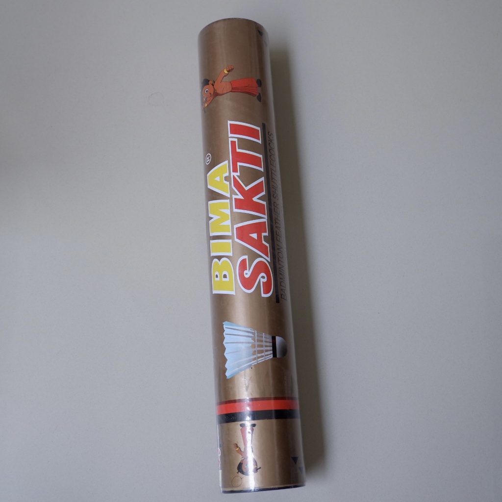 Bima Sakti Gold Hitam Kuning Badminton Shuttlecock Bola Kok Bulu Tangkis