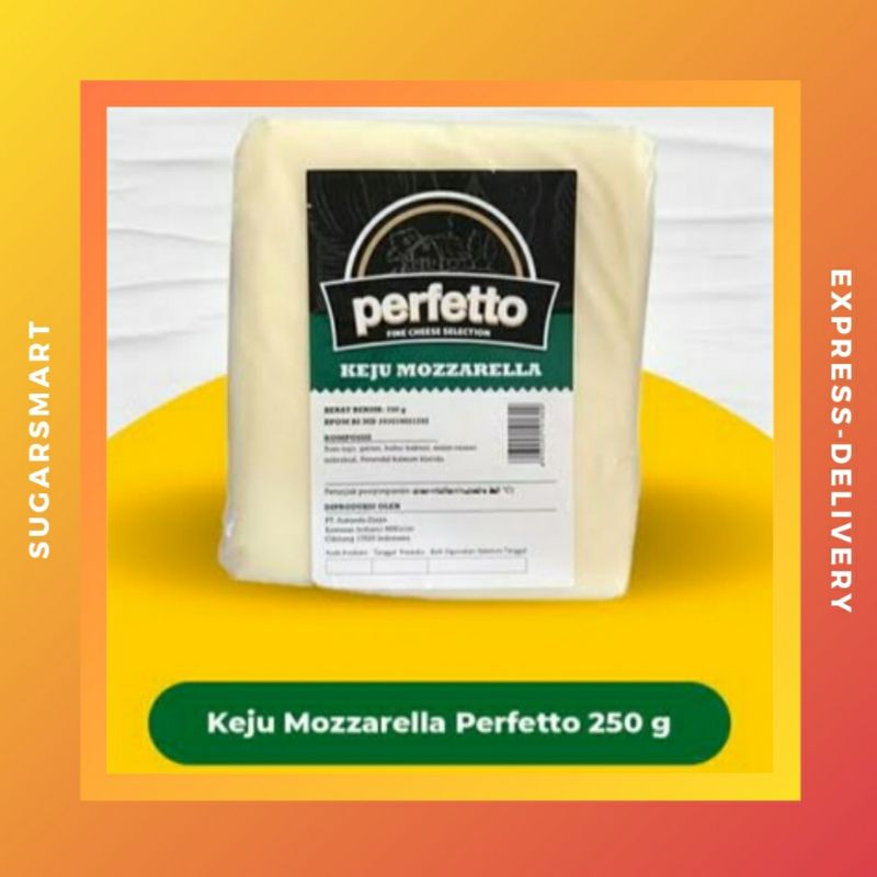 Keju Mozzarella Perfetto 250gr exp 02/2024 Repack