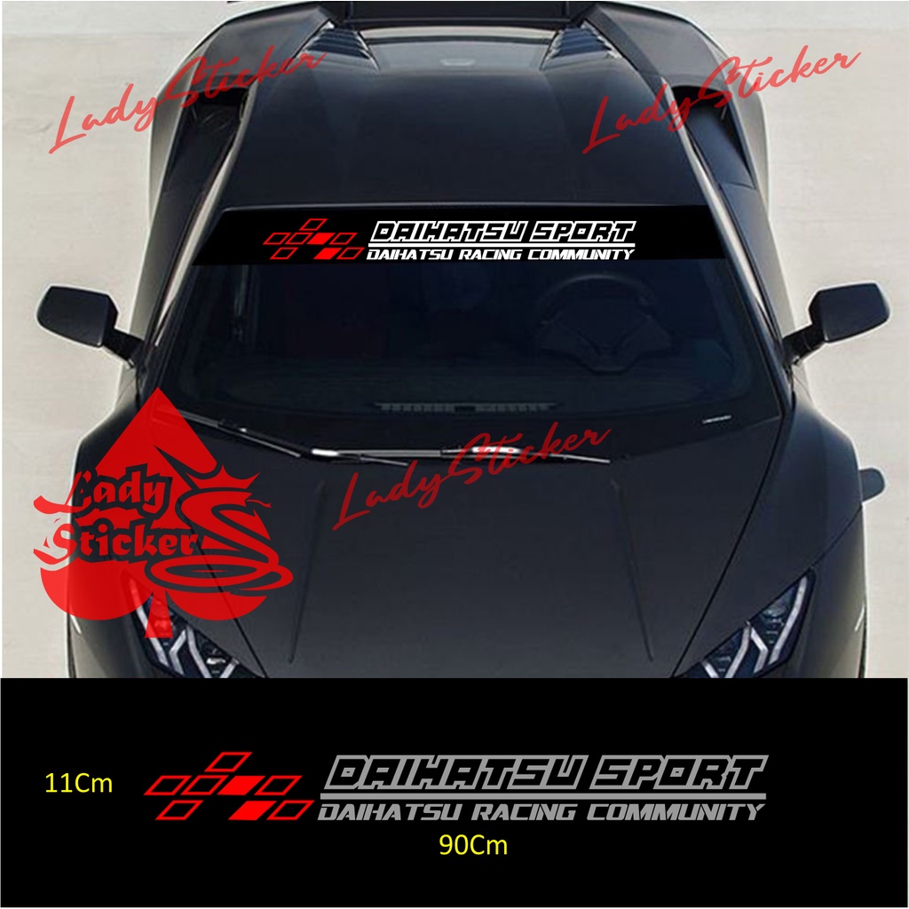 STICKER STIKER KACA MOBIL DAIHATSU TERIOS SIGRA STICKER KACA DEPAN BELAKANG MOBIL DAIHATU ROCKY AYLA