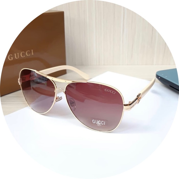 Gucci Nikita - Kacamata Sunglass Wanita Box Sleting