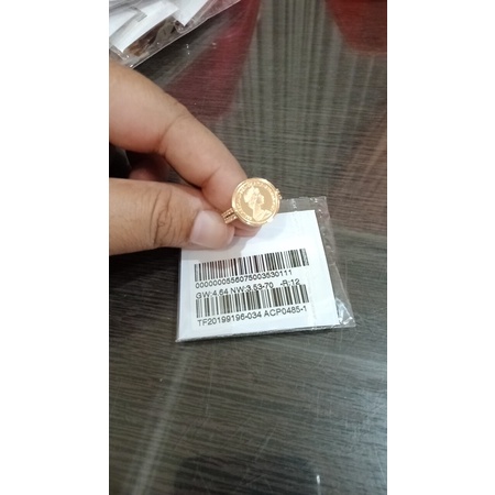 CINCIN EMAS ASLI KOIN DOLAR KADAR 16KARAT/700%