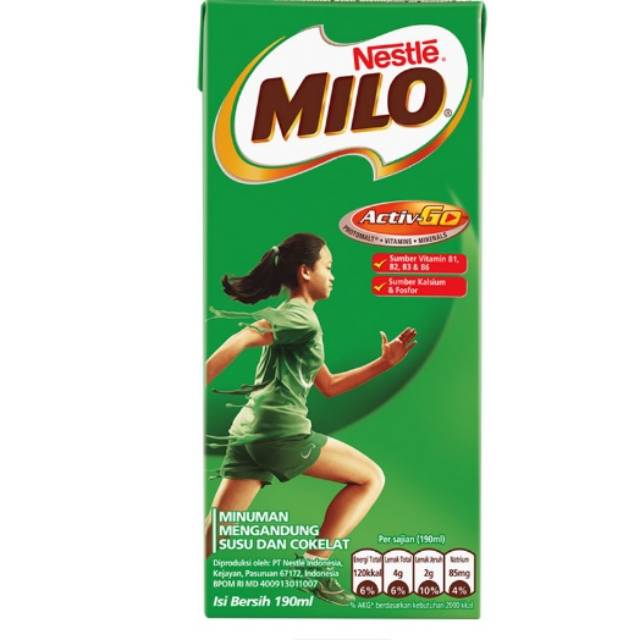 

Milo uht 180 ml isi 36