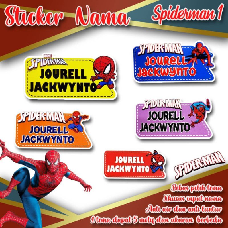 

CUSTOM STICKER NAMA WATERPROOF (PILIH DESIGN, HASIL 90AN PCS)