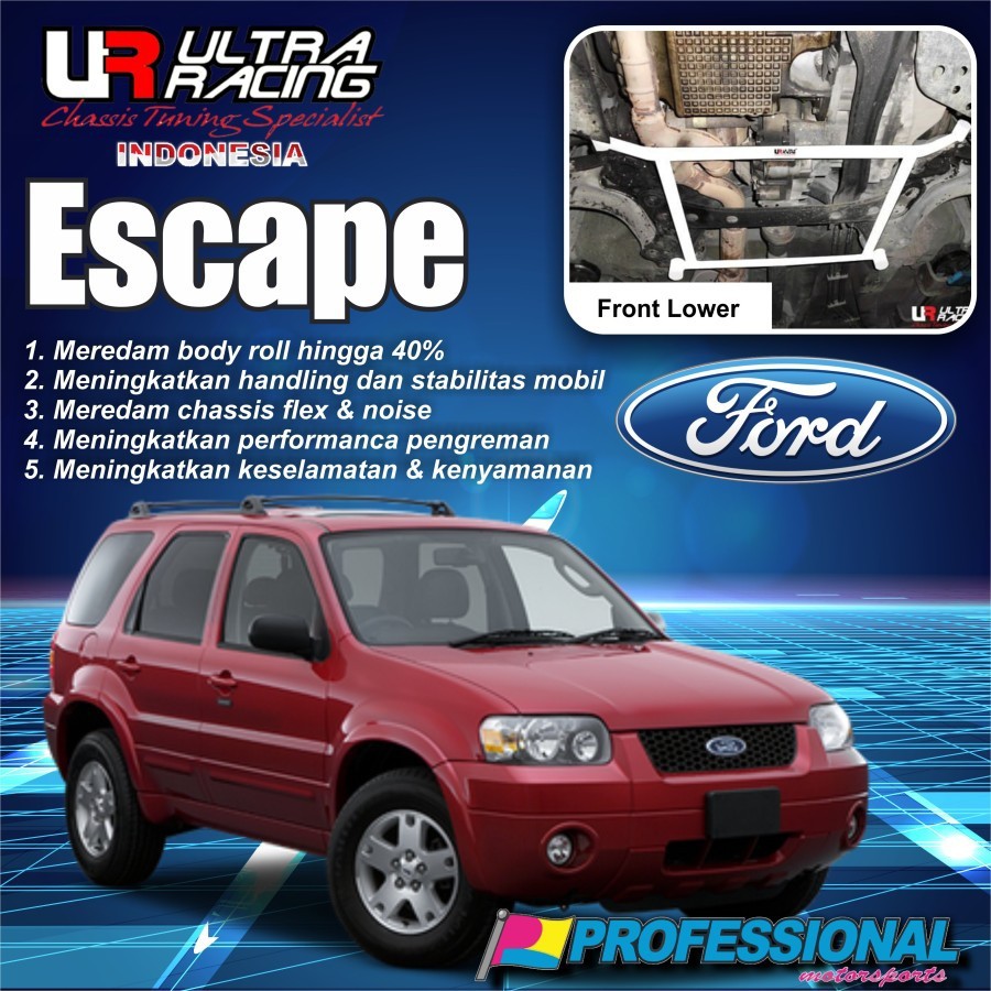 Aksesoris Variasi Stabiliser Front lower ULTRA RACING Ford Escape