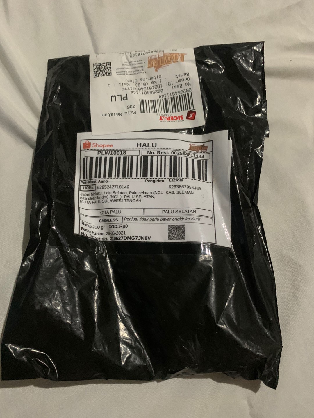 Laciola 3 Pasang Sumpit Stainless Steel Berkelas Chopstick Import High Quality