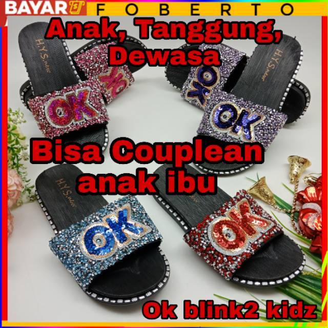 [COD] FOBERTO 6685 SANDAL SENDAL SELOP SLOP JELLY WANITA CEWEK ANAK DEWASA KOREA BLINK IMPORT IMPOR
