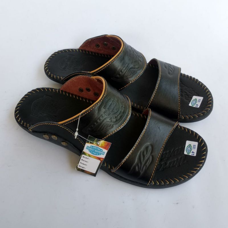 SANDAL KULIT ASLI PRIA TERBARU HARLEY DAVIDSON