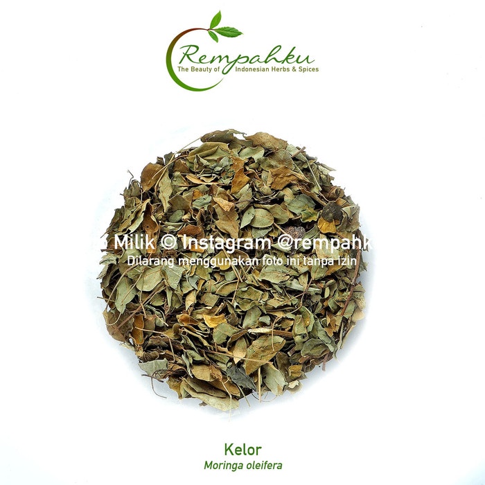 

d1011dd Rempahku - Teh Daun Kelor 100Gr Herbal Moringa Leaf Premium Obat Jamu Gr040H