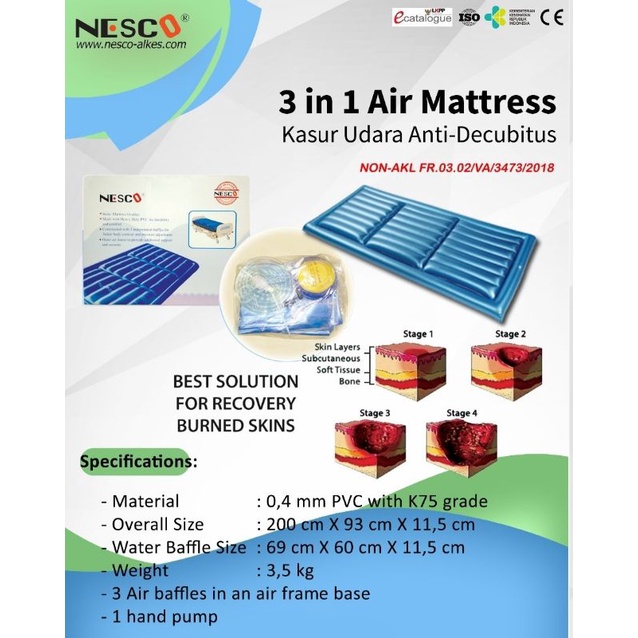 Kasur Air Nesco 3in1/Water Mattress Nesco/Kasur air Terapi