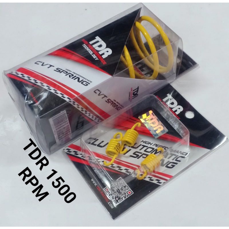 PER CVT TDR RACING 1500 RPM + PER SENTRI TDR 1500 RPM BEAT KARBU/BEAT FI/BEAT ESP/BEAT STREET/BEAT P