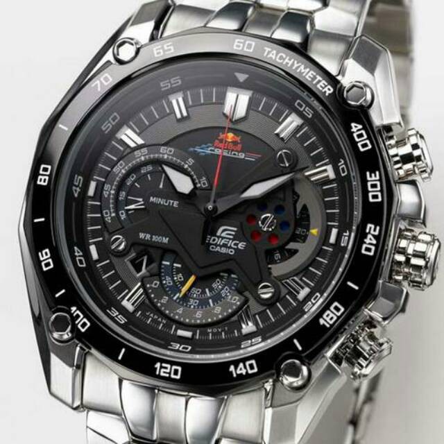 Jam Tangan Pria Casio Edifice Type EF550 Red Bull