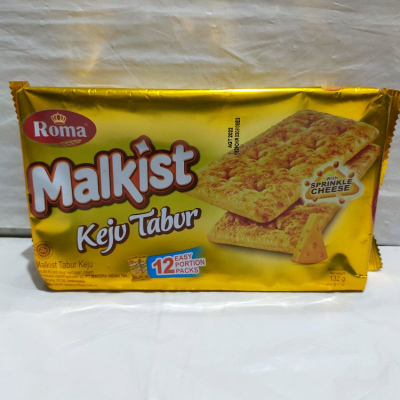 Roma Malkist Keju Tabur 132gr