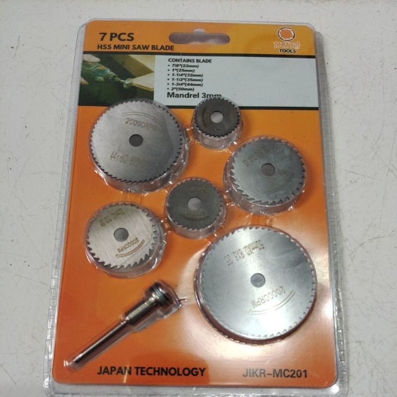 HSS mini Saw Blade hss 7pcs ikura / Saw Blade mini HSS 7pcs ikura