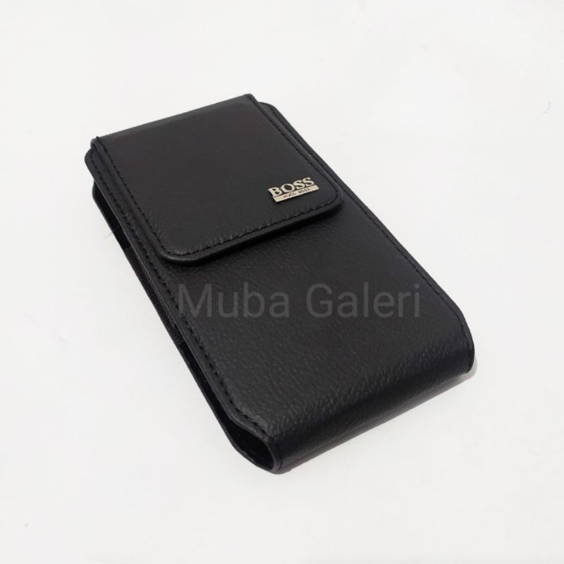 DOMPET HP PRIA SARUNG HP 1 SLOT KULIT SINTETIS