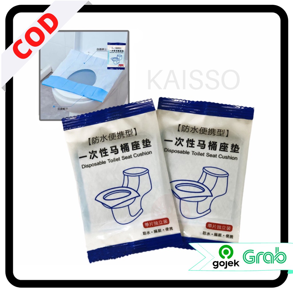 KAISSO - ALAS DUDUK KLOSET TOILET DISPOSABLE BESAR / TRAVEL TOILET SEAT COVER MAT