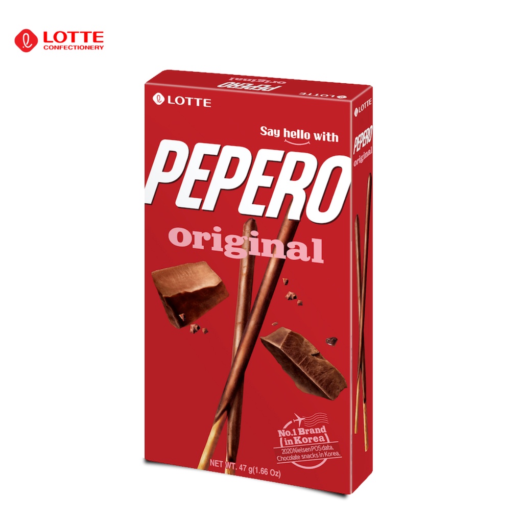 

Lotte Confectionery Choco Original Pepero 32gr - Stick Coklat 32gr