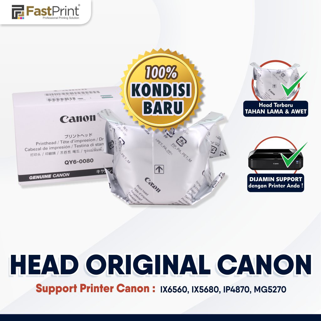 Head Printer Canon IX6560 IX5680 IP4870 MG5270 Original