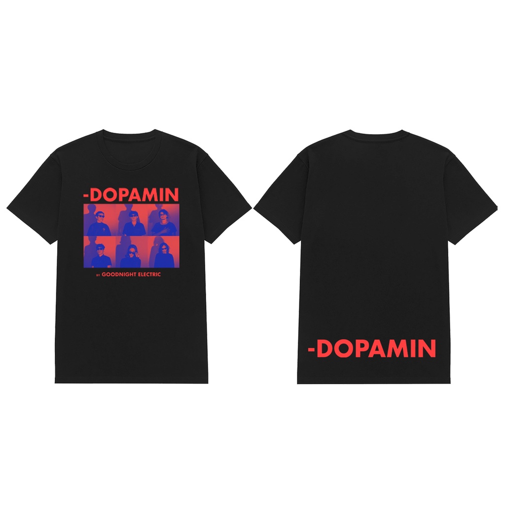 Rocknroll T-shirt Band Goodnight Electric Dopamin