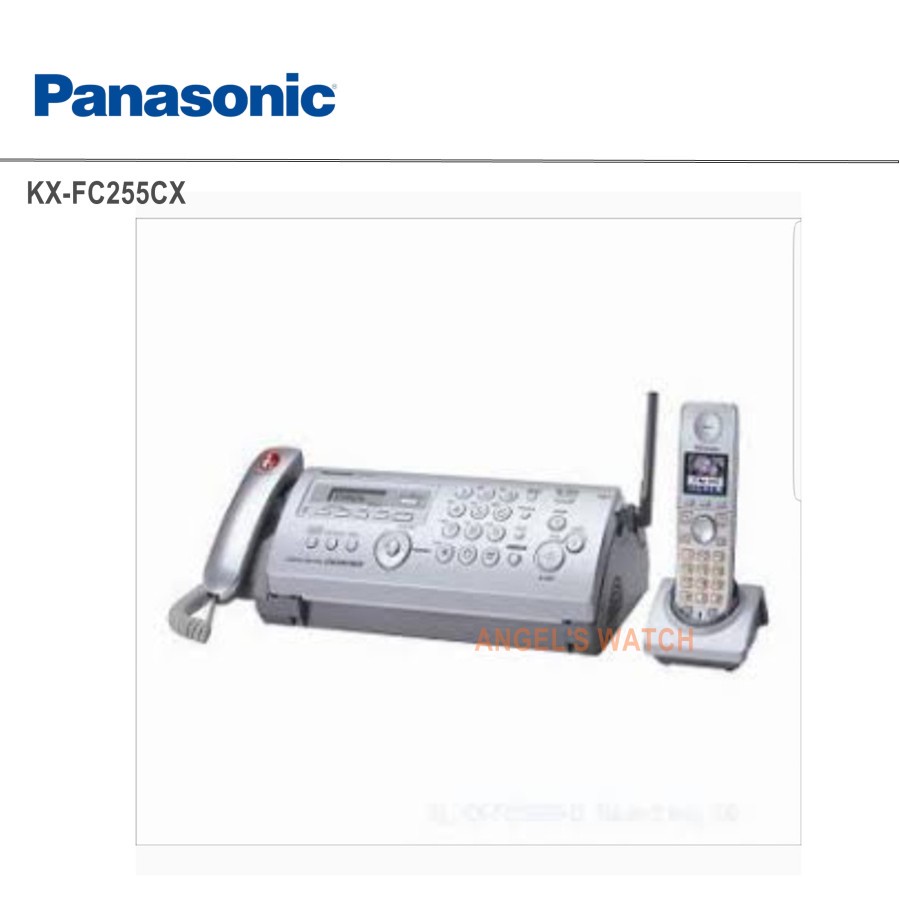 MESIN FAX PANASONIC KX-FC255CX WITH WIRELESS PHONE KX-FC255CX