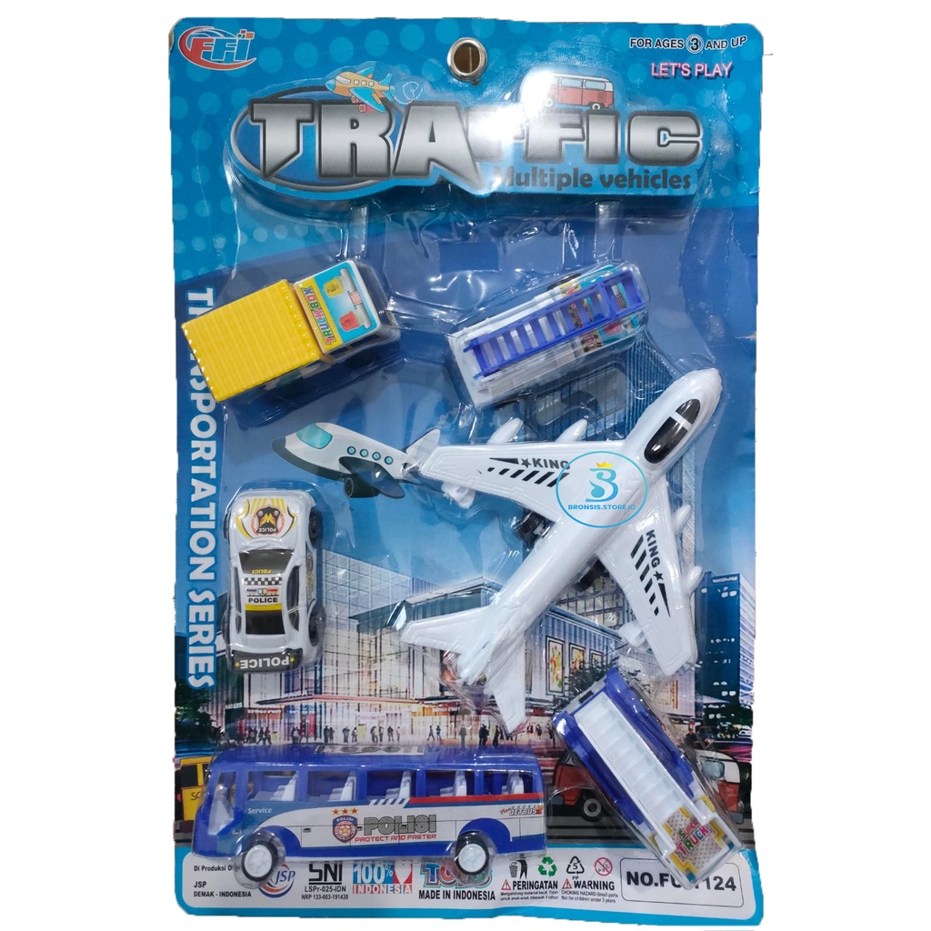 FU 1124 - Mainan Kendaran Airport Traffic Vehicles FU1124