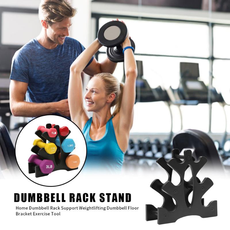 Holder Dumbell 3 Tingkat Stand Dumbell Home Gym Rak Barbel Dumbbell Rack Penyimpanan Dumbell Untuk Gym/Rumah