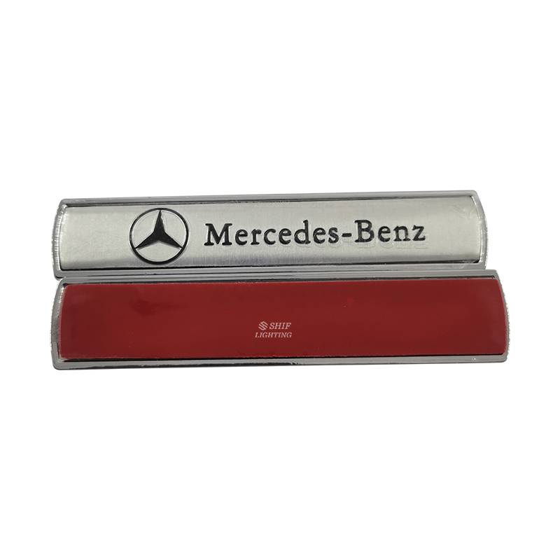 2 X Metal Mercedes-Benz Logo Car Side Fender Decorative Emblem Sticker Decal Badge For Mercedes Benz AMG