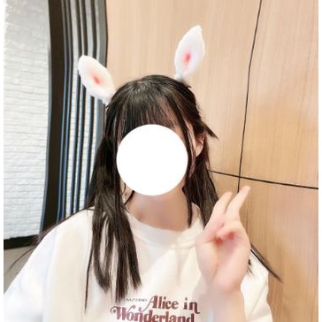Jepit rambut kuping telinga kelinci rabbit bunny hairpin jepitan klip cosplay lolita lucu