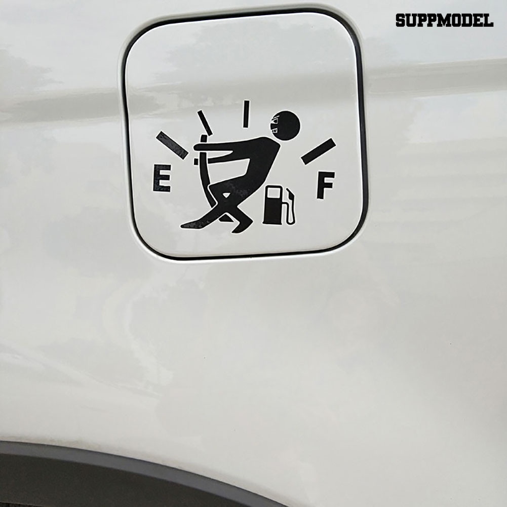 Sl Sticker Decal Reflektor Dekorasi Jendela Mobil Motif Gambar Meteran Bahan Bakar Kosong