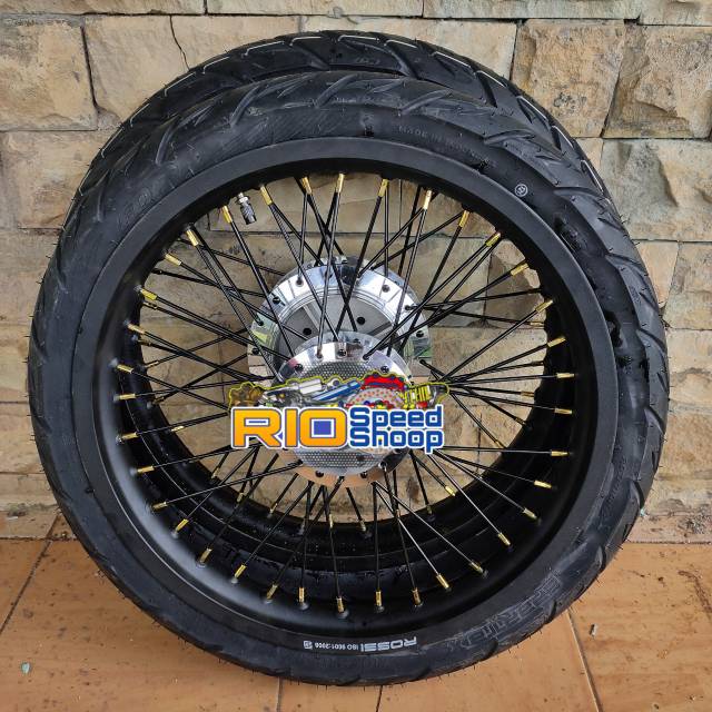 Velg Rx King Ring17 Tapak Lebar 250/300 Paketan Plus Ban