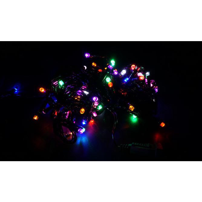 Buruan serbu] Lampu Hias LED 100 Lampu 10 meter 7 Warna / Lampu TUMBLR