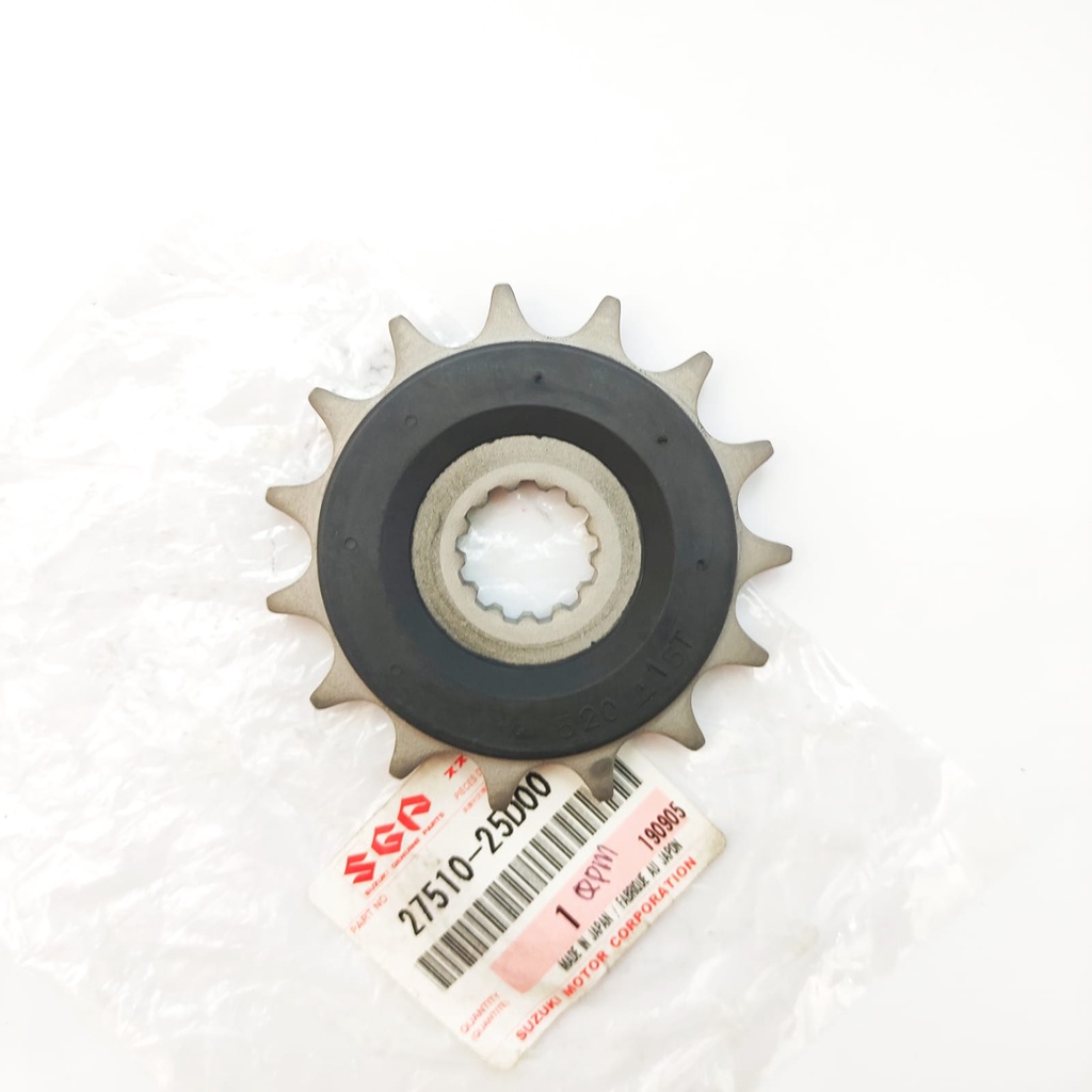 GEAR GIR DEPAN THUNDER 250 27510-25D00 ASLI ORIGINAL SUZUKI SGP JAPAN