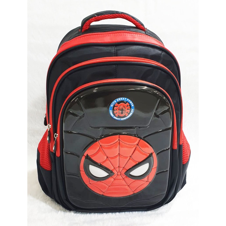 TAS RANSEL ANAK LAKI LAKI SEKOLAH SD KARAKTER SUPER JAGOAN ANAK LAKI LAKI GLOSSY / EMBOS DINO DINOSOURUS 3Res TIMBUL IMPORT ( Alucard - OSH 16&quot;  )