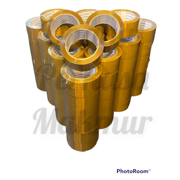 

LAKBAN BESAR COKLAT 2INCH 48mmX80yard PER DUS ISI 72pcs OPP TAPE PREMIUM ISOLASI SOLASI SELOTIP